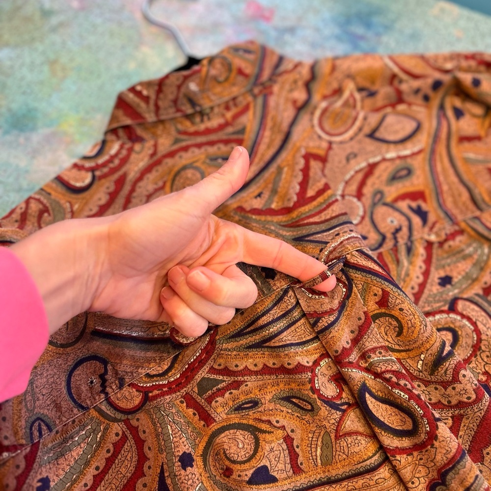 Vintage Paisley Salty Dog Shirt - Picture 8 of 11